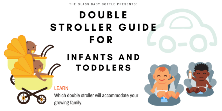 Double stroller guide for infants and toddlers